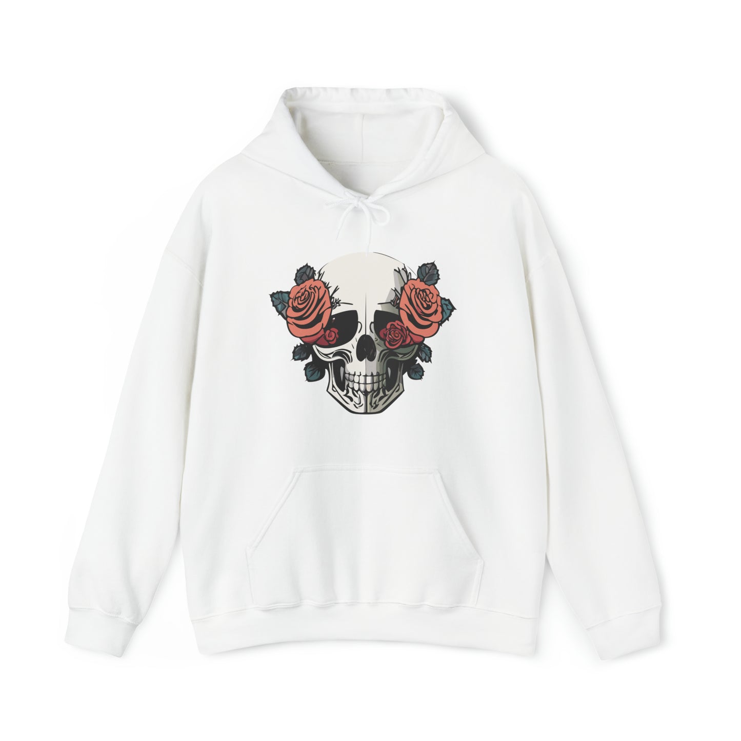 Unisex Heavy Blend™ Blooming Skull Hoodie