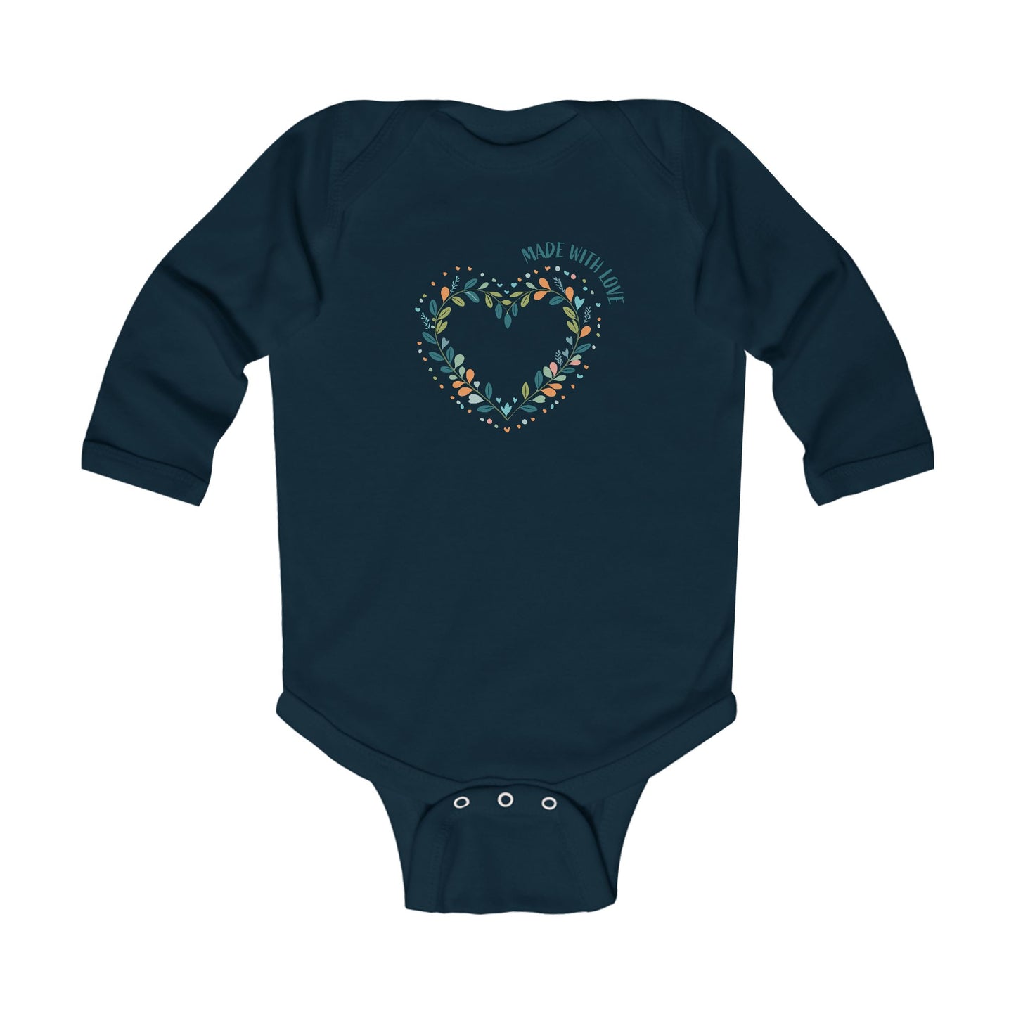 Made With Love Infant Long Sleeve Bodysuit