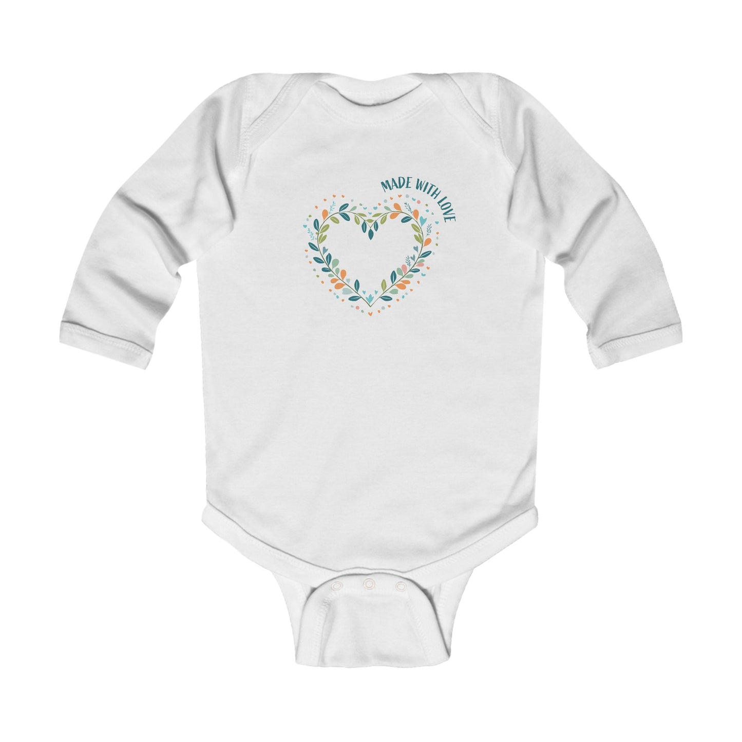 Made With Love Infant Long Sleeve Bodysuit