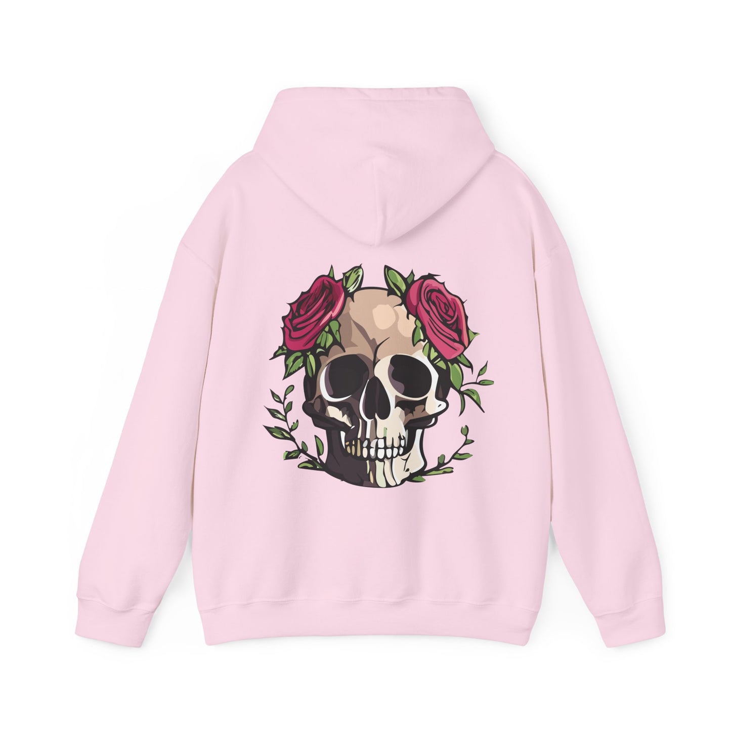 Unisex Heavy Blend™ Rose Skull Hoodie