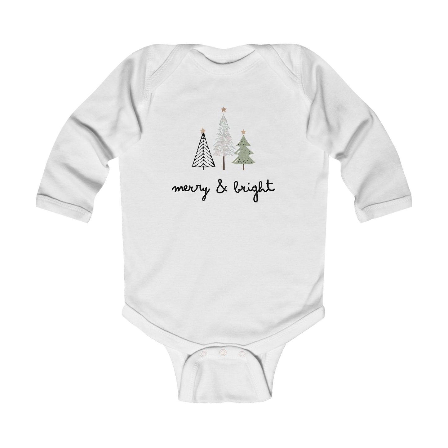 Merry & Bright Infant Long Sleeve Bodysuit