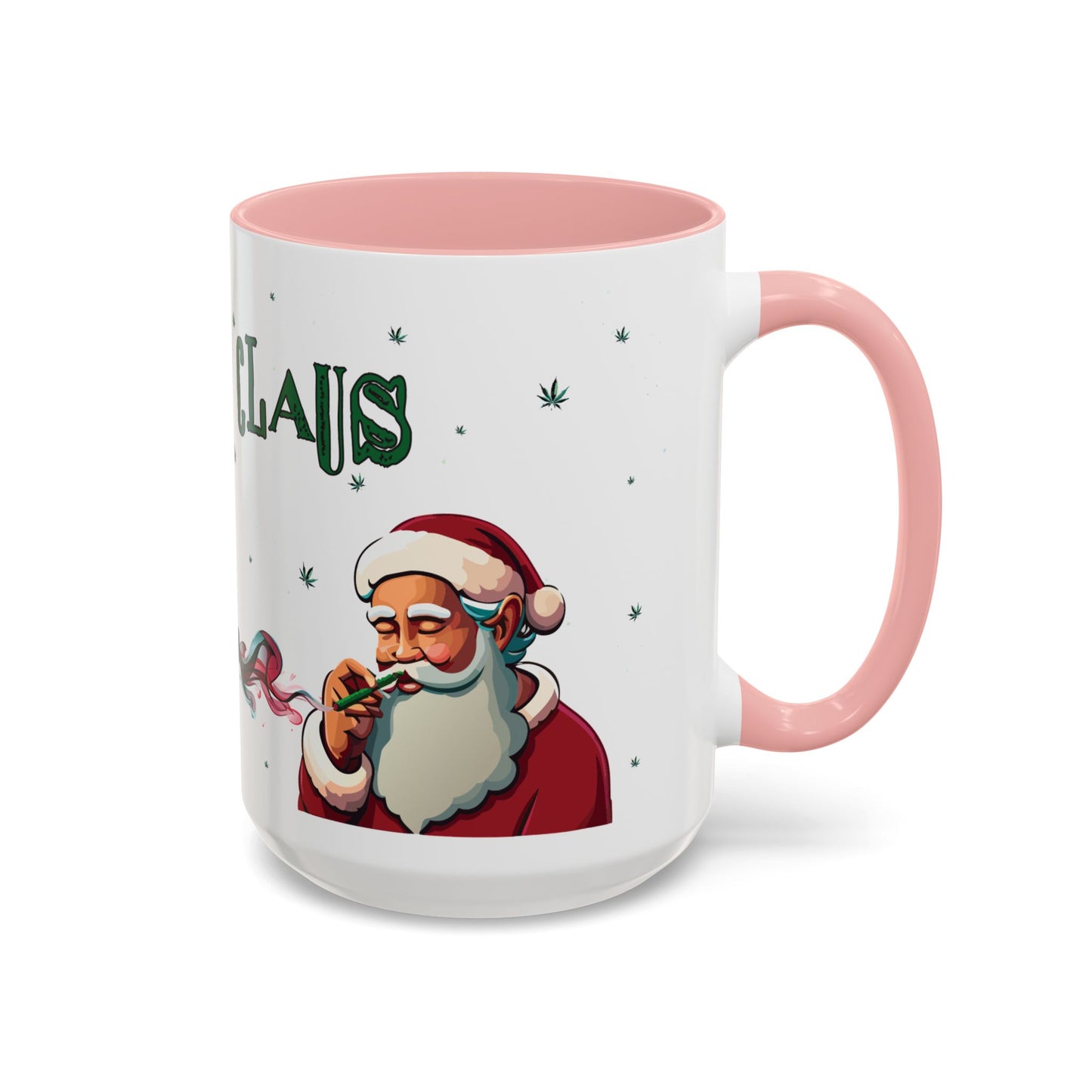 Ganja Claus Accent Coffee Mug (11, 15oz)