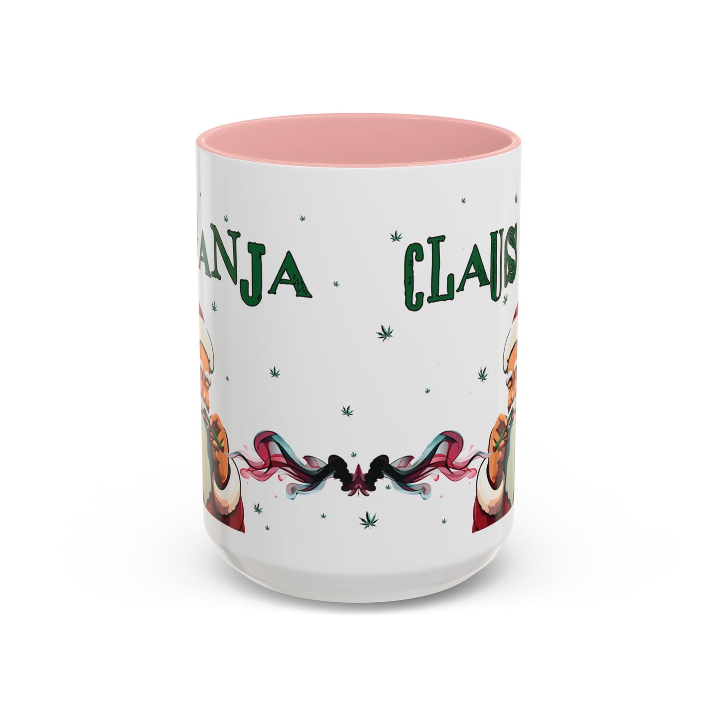 Ganja Claus Accent Coffee Mug (11, 15oz)