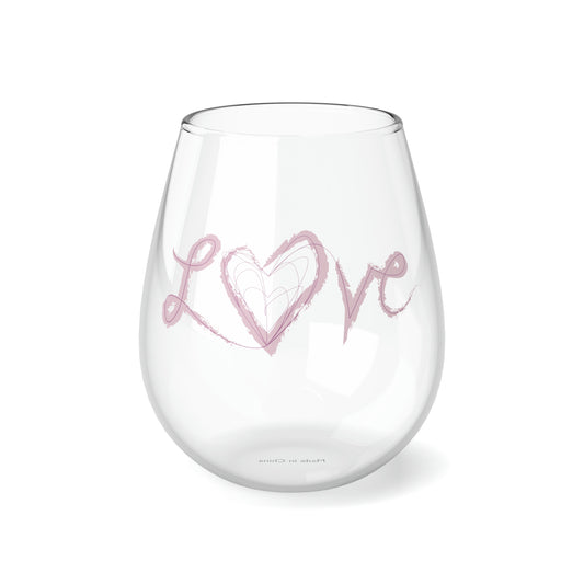 LOVE Stemless Wine Glass, 11.75oz