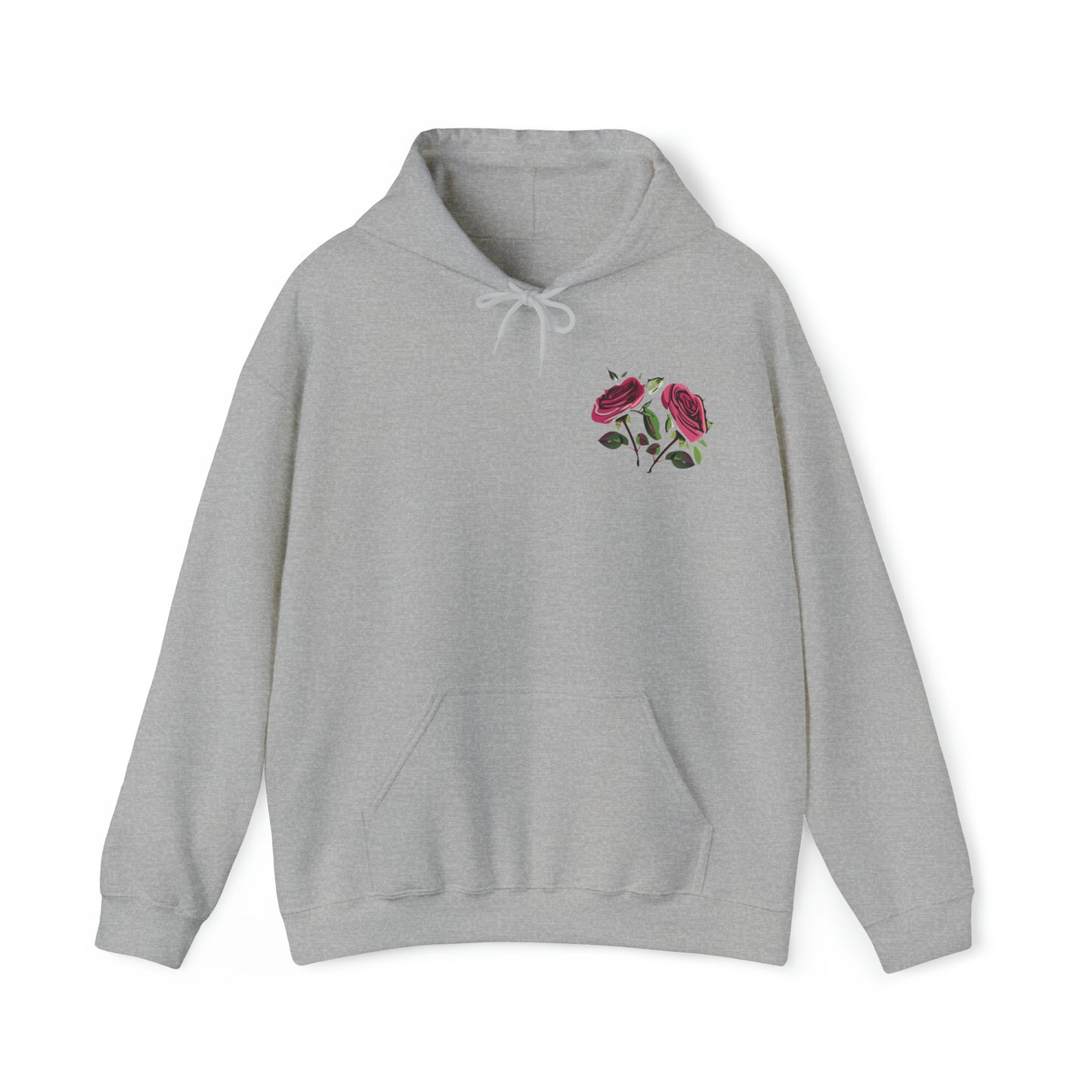 Unisex Heavy Blend™ Rose Skull Hoodie