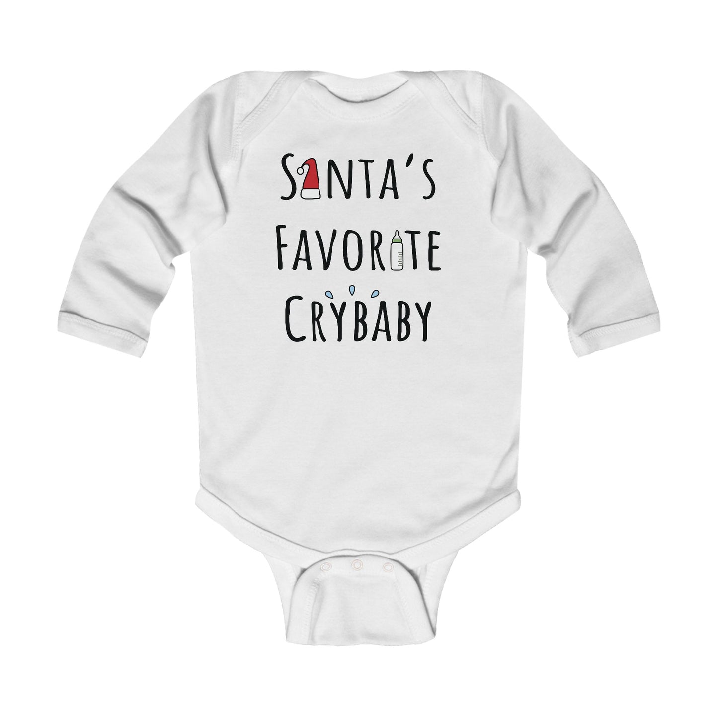 Crybaby Infant Long Sleeve Bodysuit