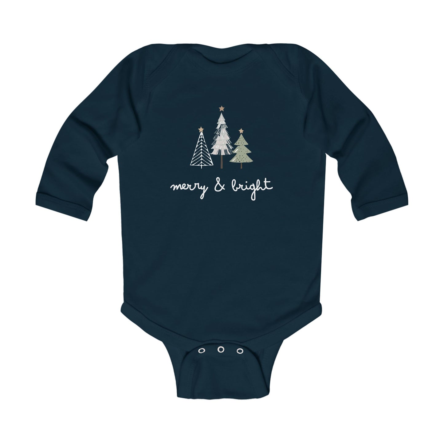 Merry & Bright Infant Long Sleeve Bodysuit