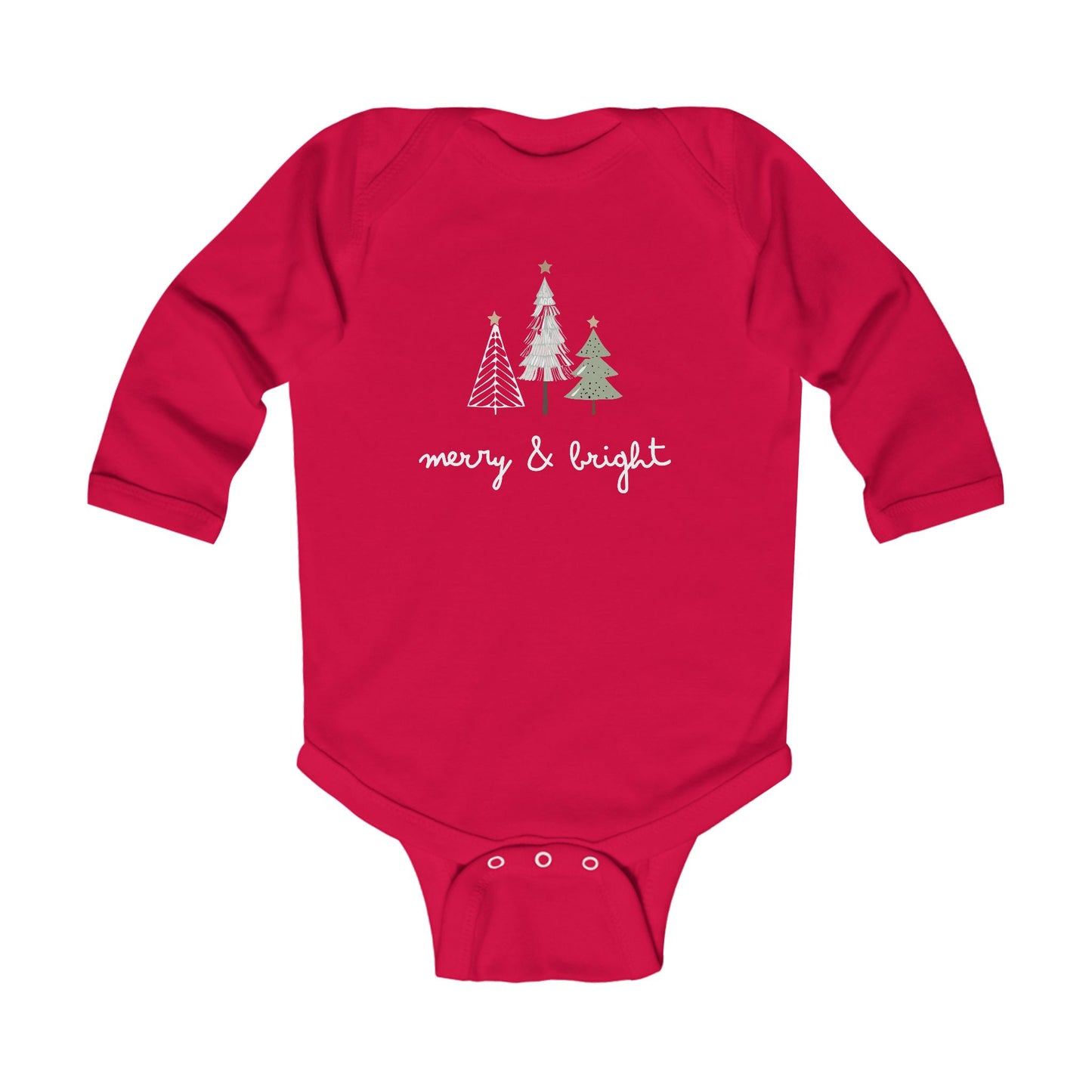 Merry & Bright Infant Long Sleeve Bodysuit