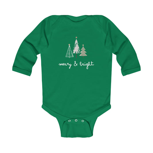 Merry & Bright Infant Long Sleeve Bodysuit