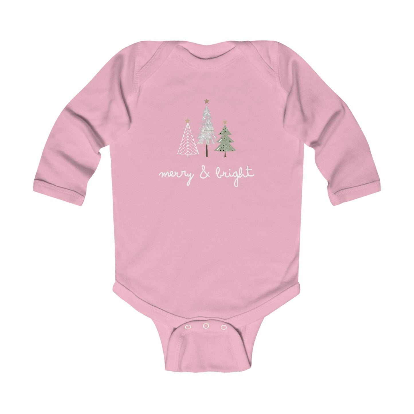 Merry & Bright Infant Long Sleeve Bodysuit