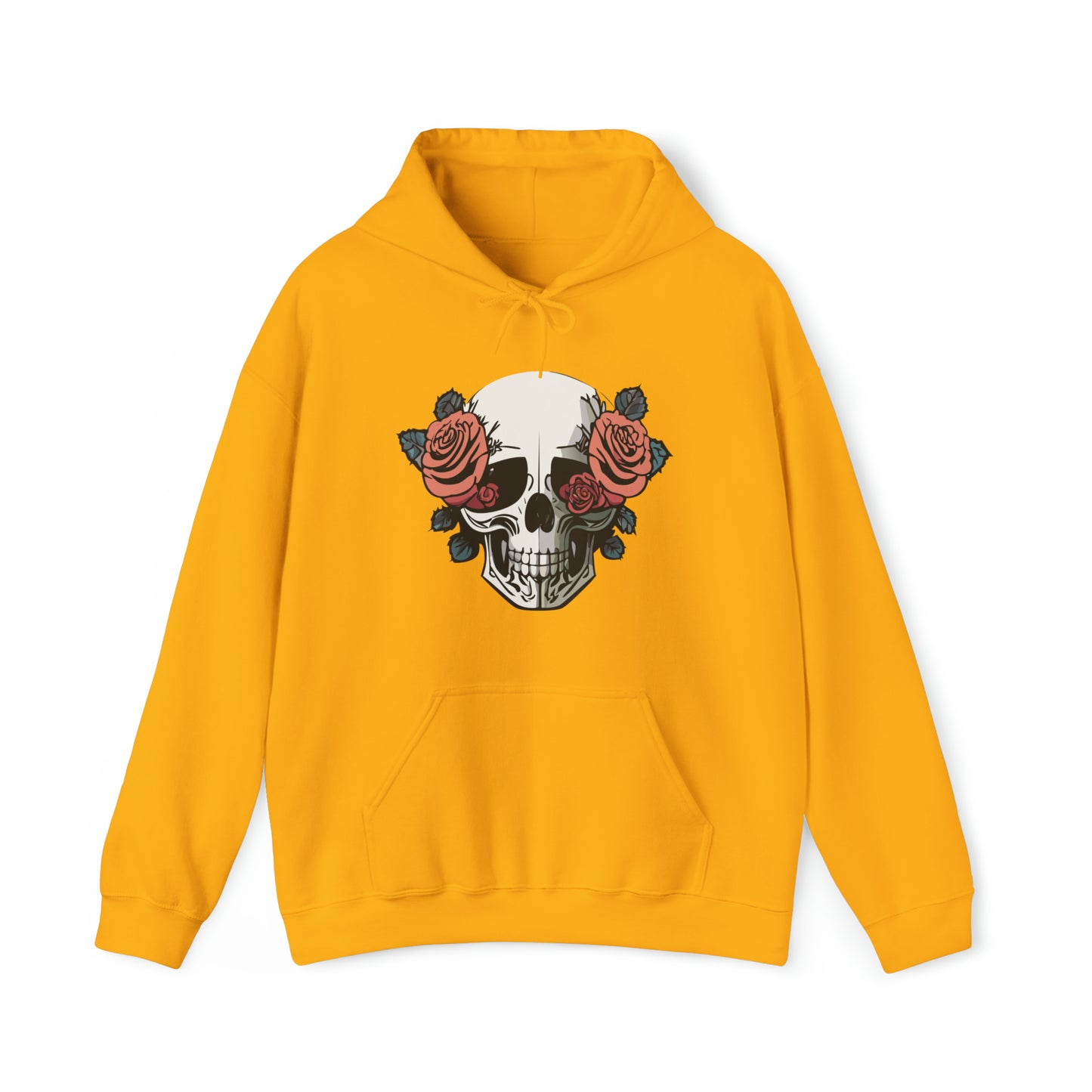 Unisex Heavy Blend™ Blooming Skull Hoodie