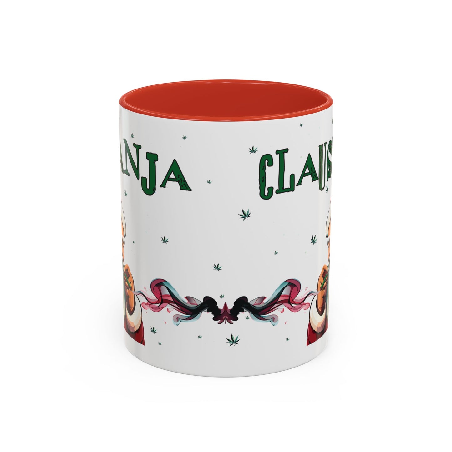 Ganja Claus Accent Coffee Mug (11, 15oz)