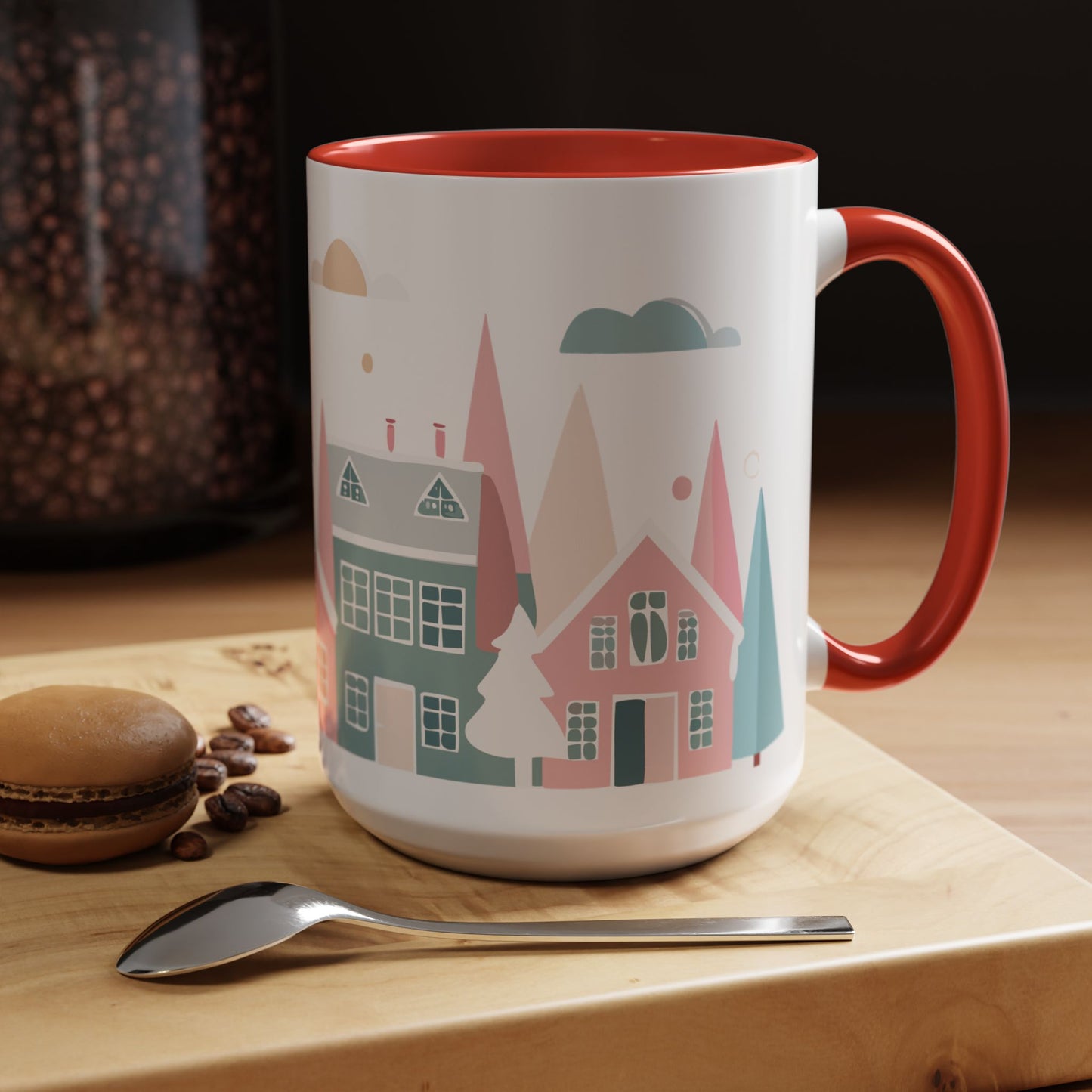 Winter Village Accent Mug (11, 15oz)