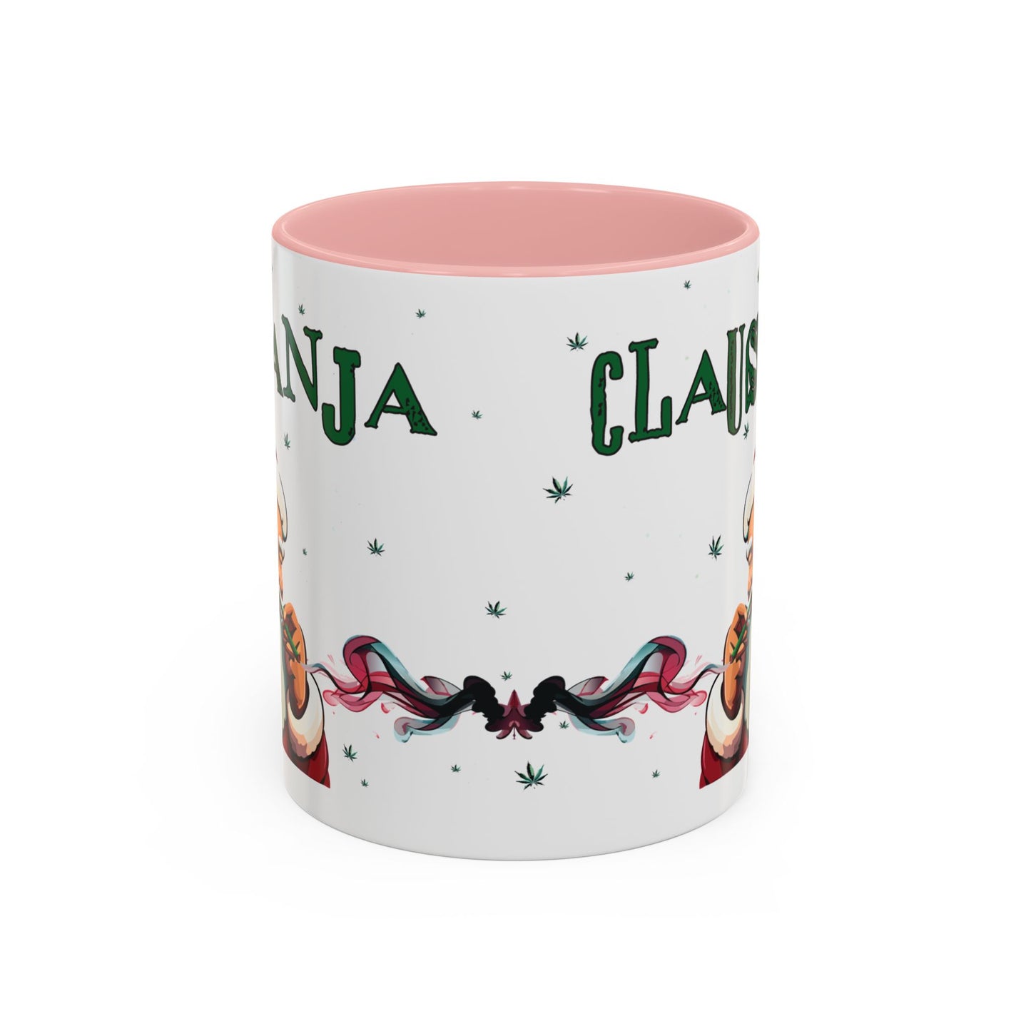 Ganja Claus Accent Coffee Mug (11, 15oz)