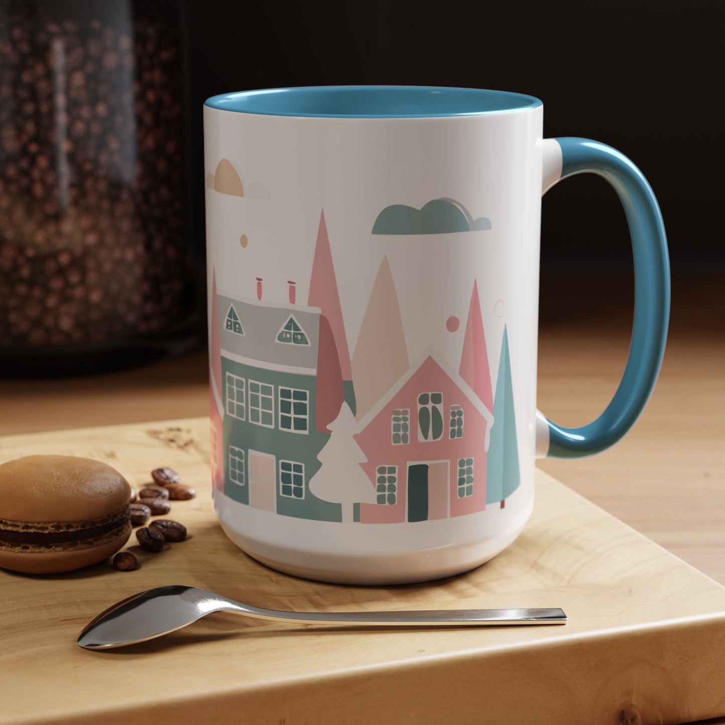 Winter Village Accent Mug (11, 15oz)