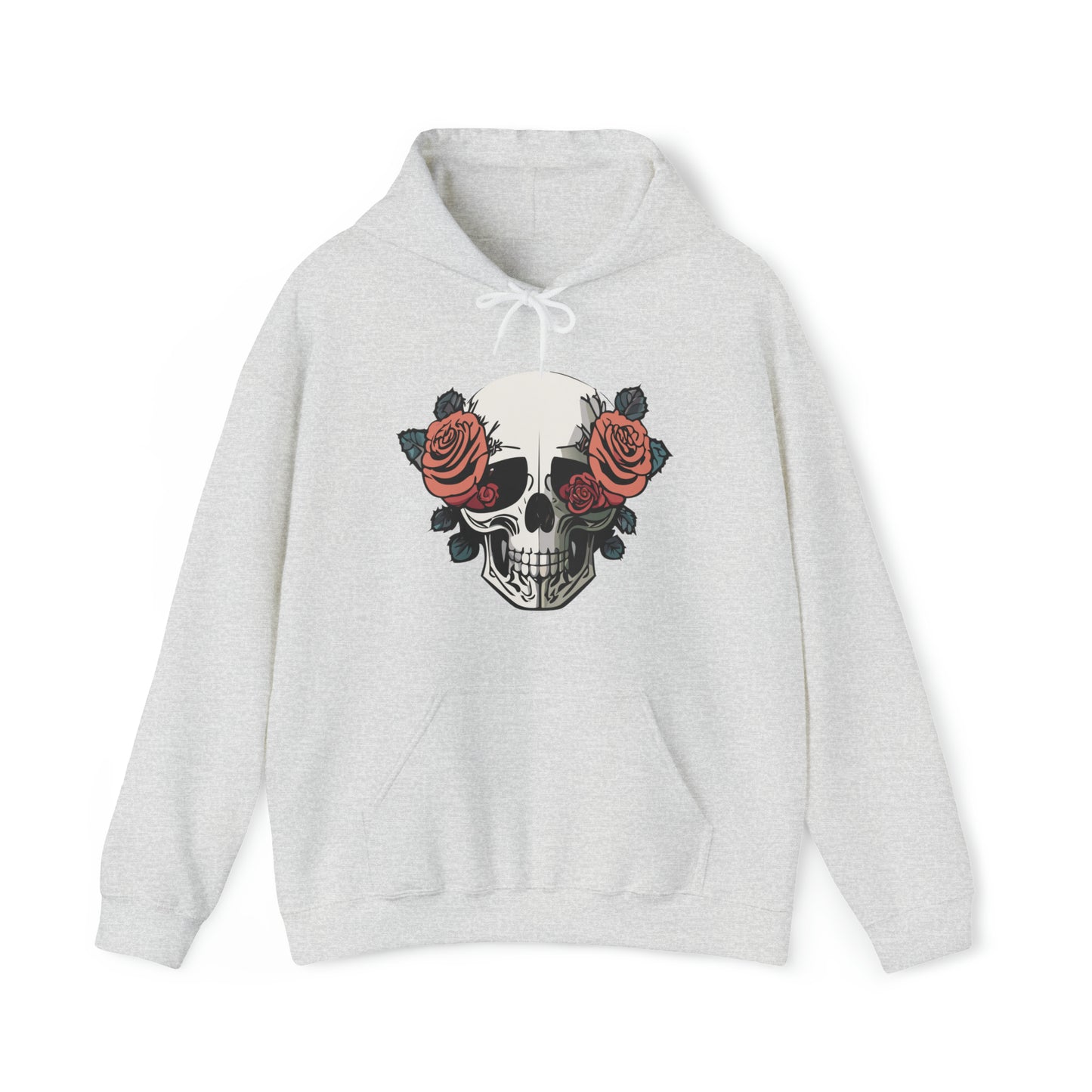 Unisex Heavy Blend™ Blooming Skull Hoodie