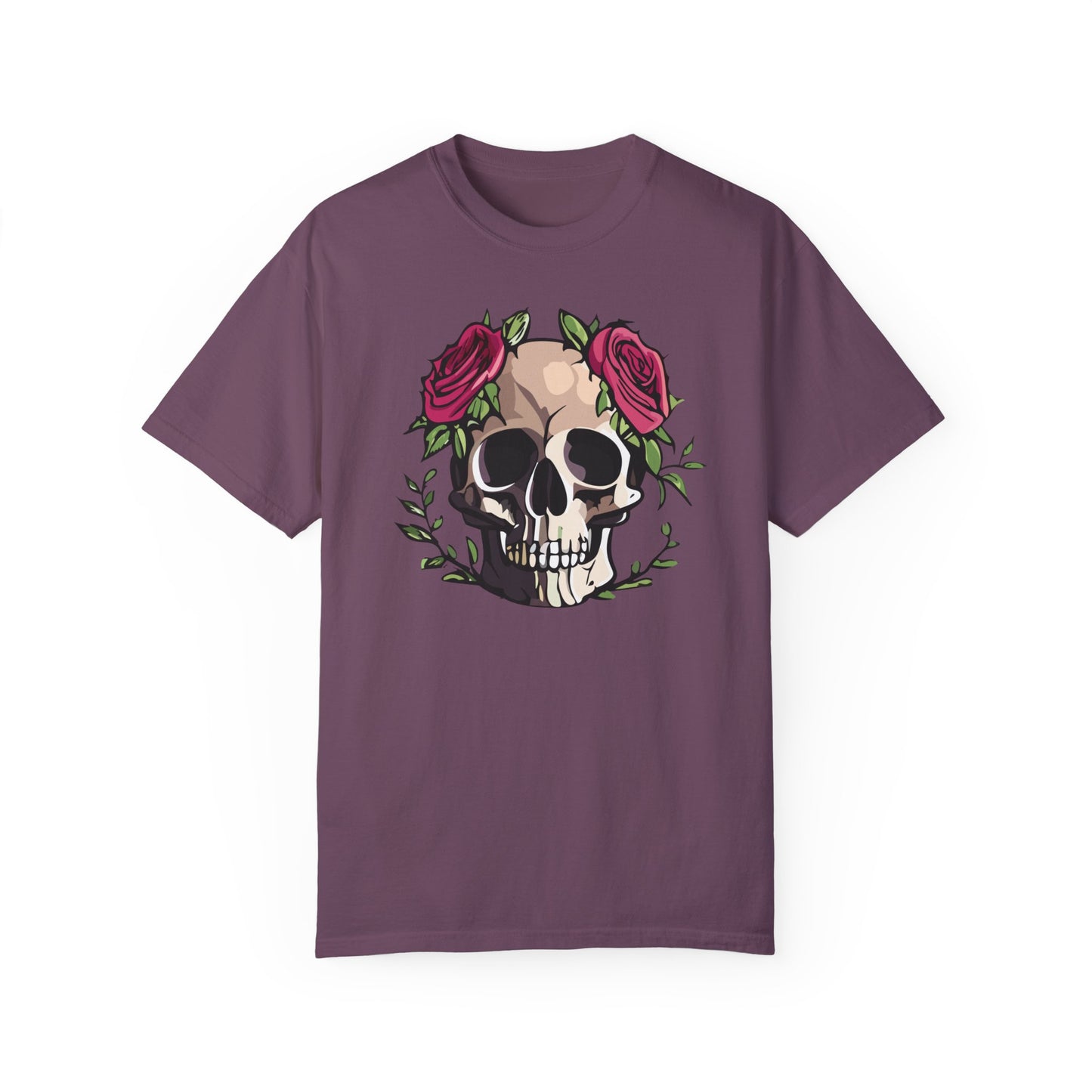 Unisex Rose Skull T-shirt