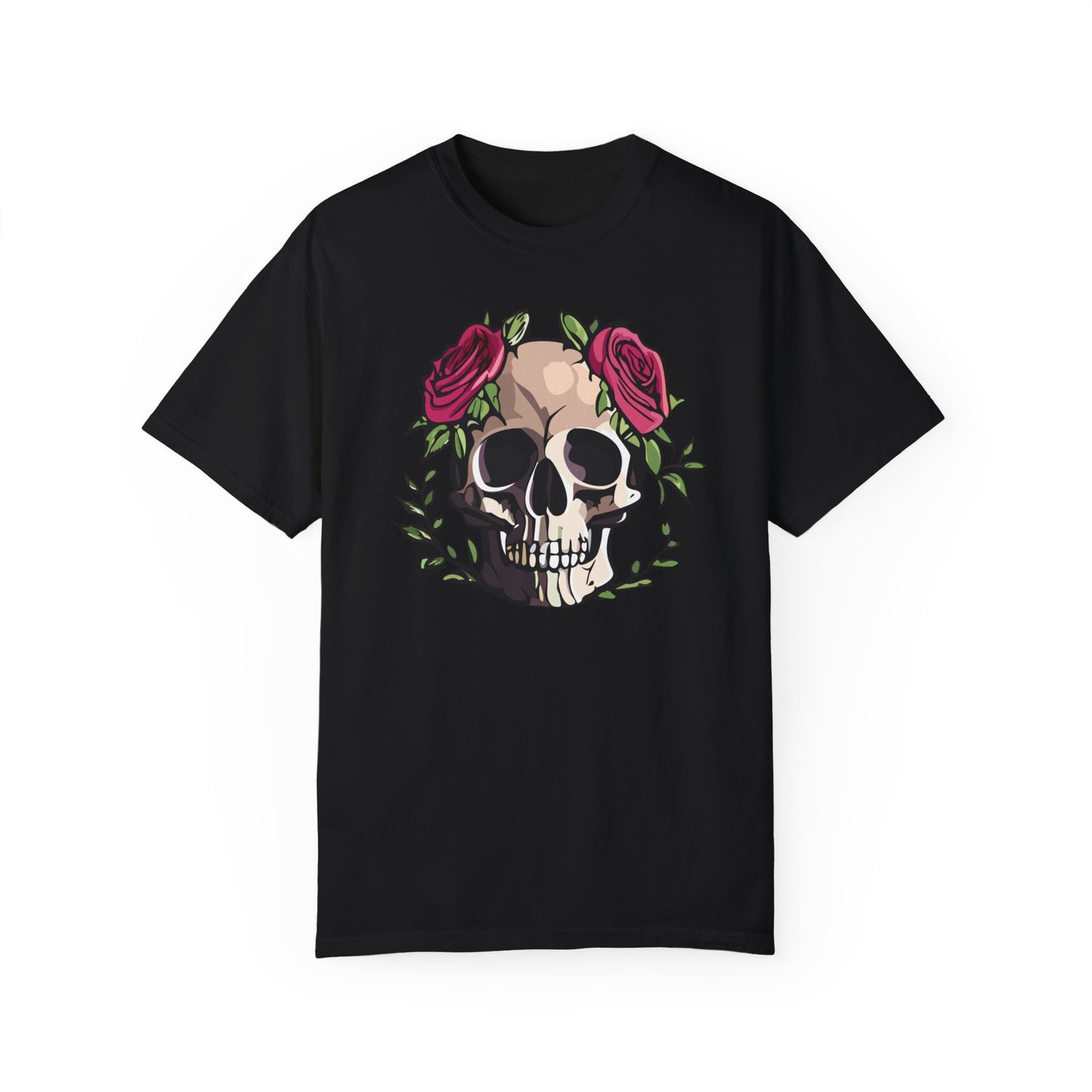 Unisex Rose Skull T-shirt