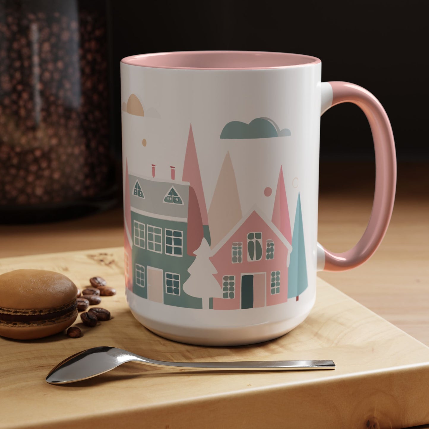 Winter Village Accent Mug (11, 15oz)