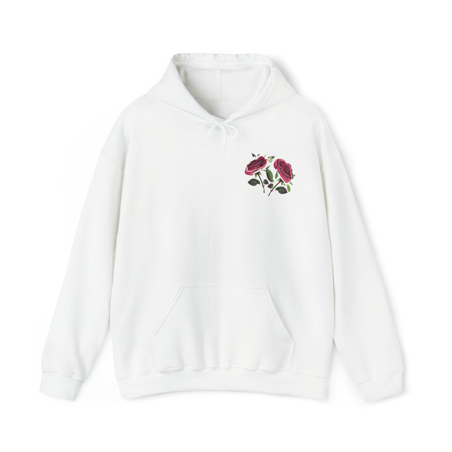 Unisex Heavy Blend™ Rose Skull Hoodie