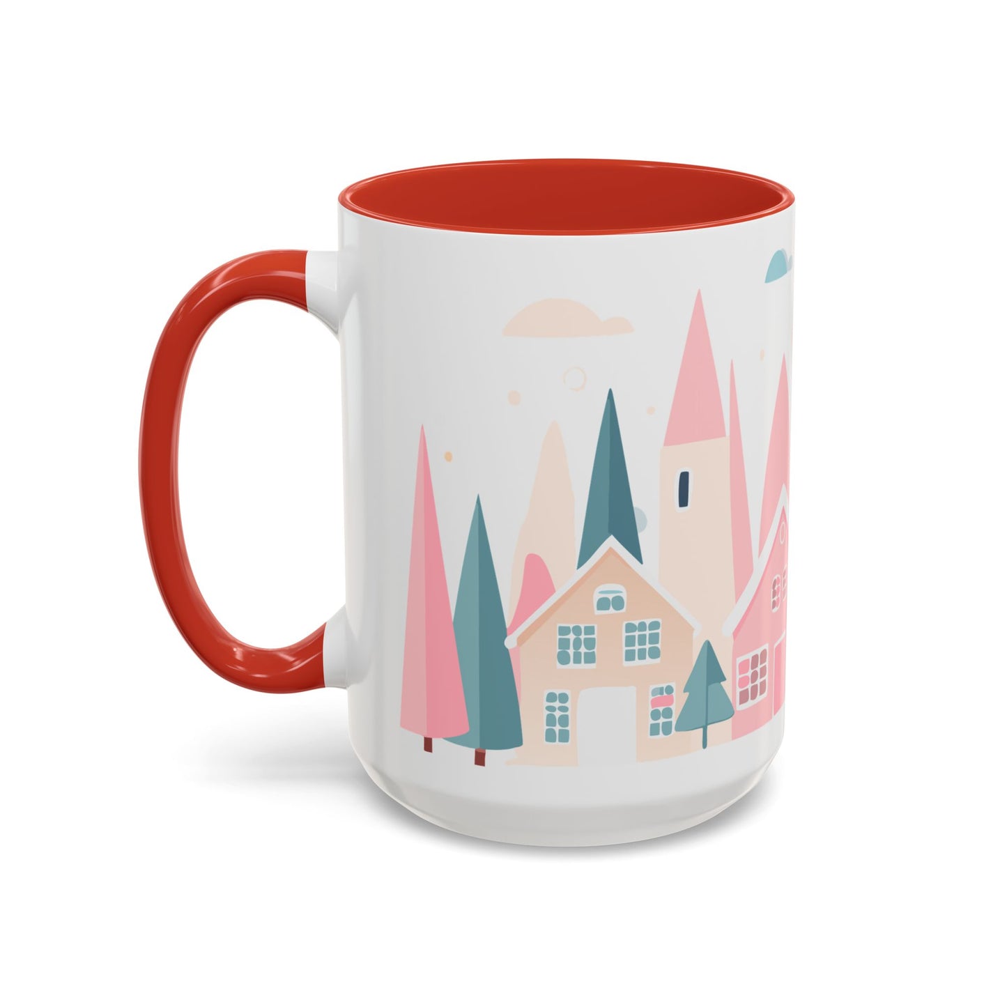 Winter Village Accent Mug (11, 15oz)