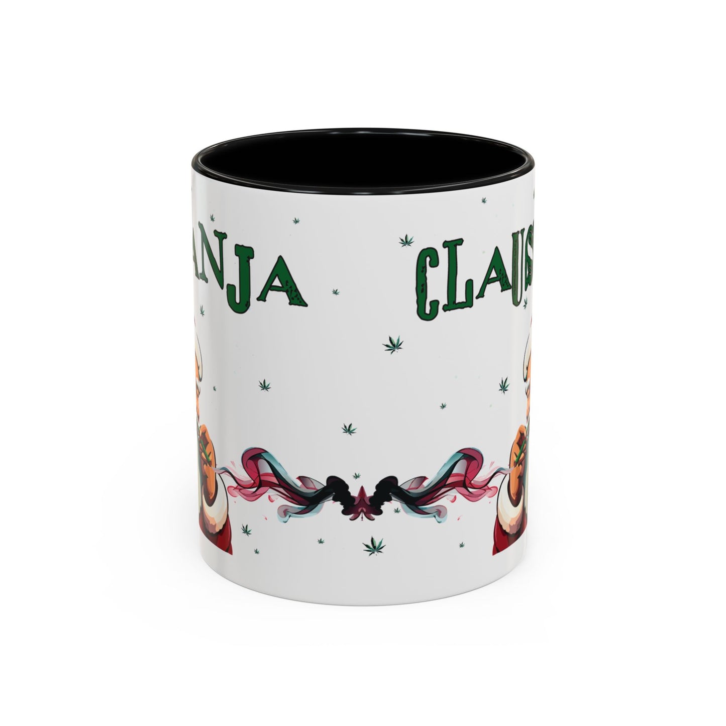 Ganja Claus Accent Coffee Mug (11, 15oz)