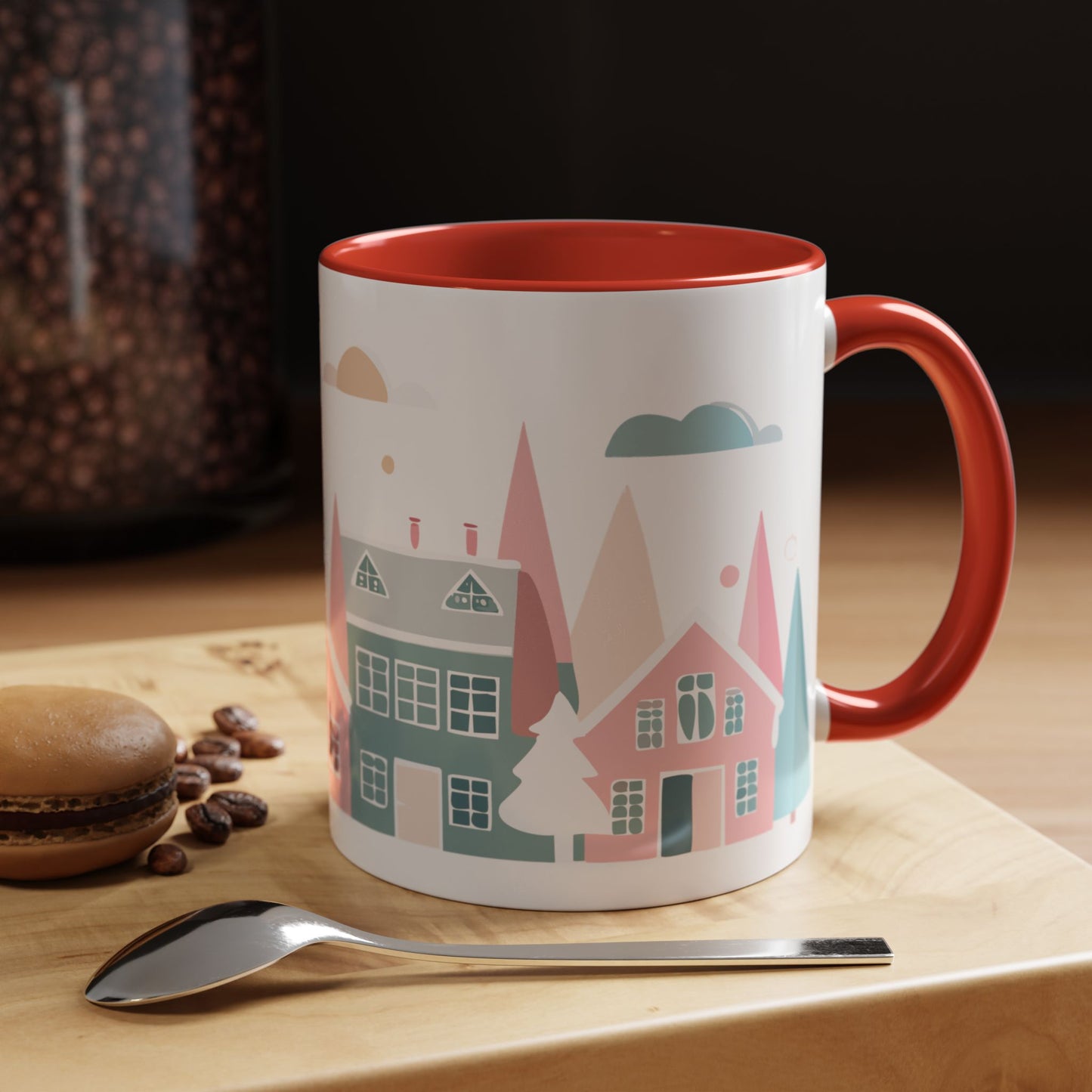 Winter Village Accent Mug (11, 15oz)