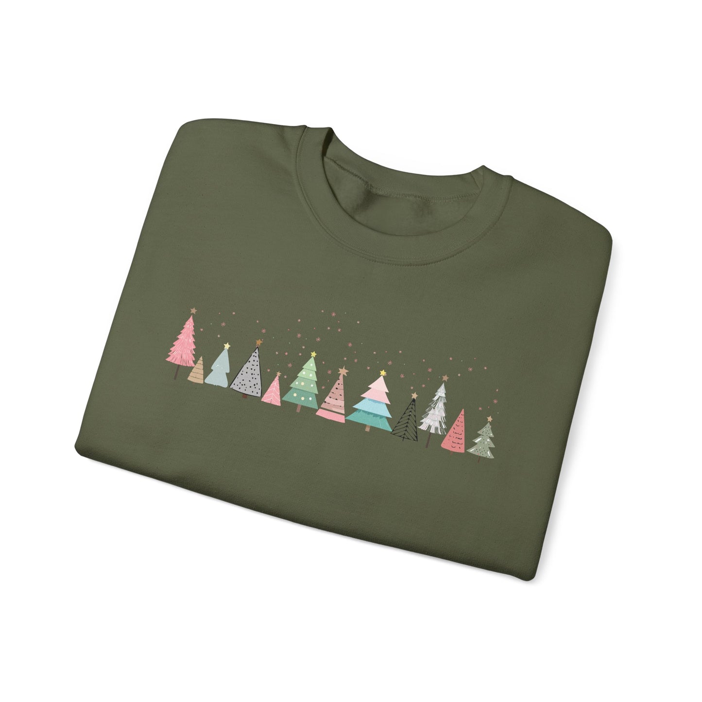 Festive Forest Unisex Heavy Blend™ Crewneck Sweatshirt