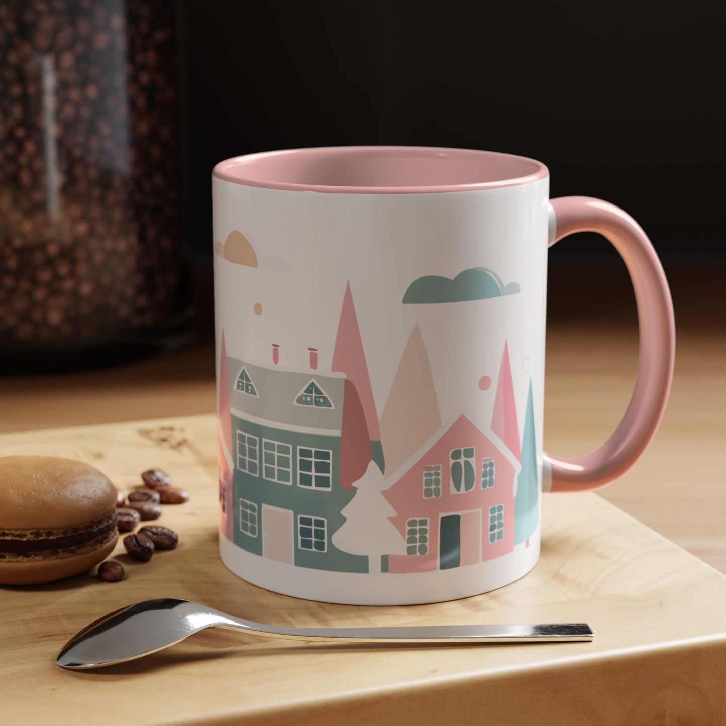 Winter Village Accent Mug (11, 15oz)