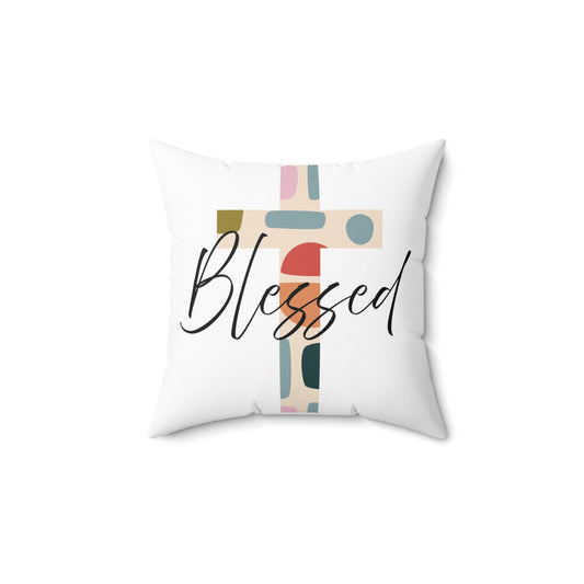 Blessed Square Pillow