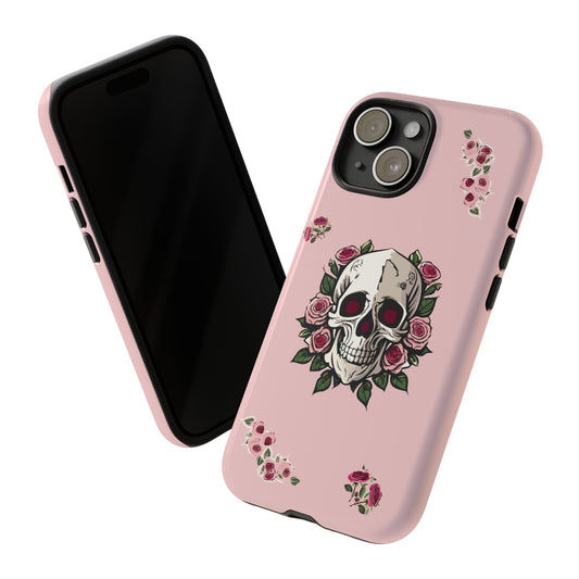 Floral Skull - Tough Phone Case