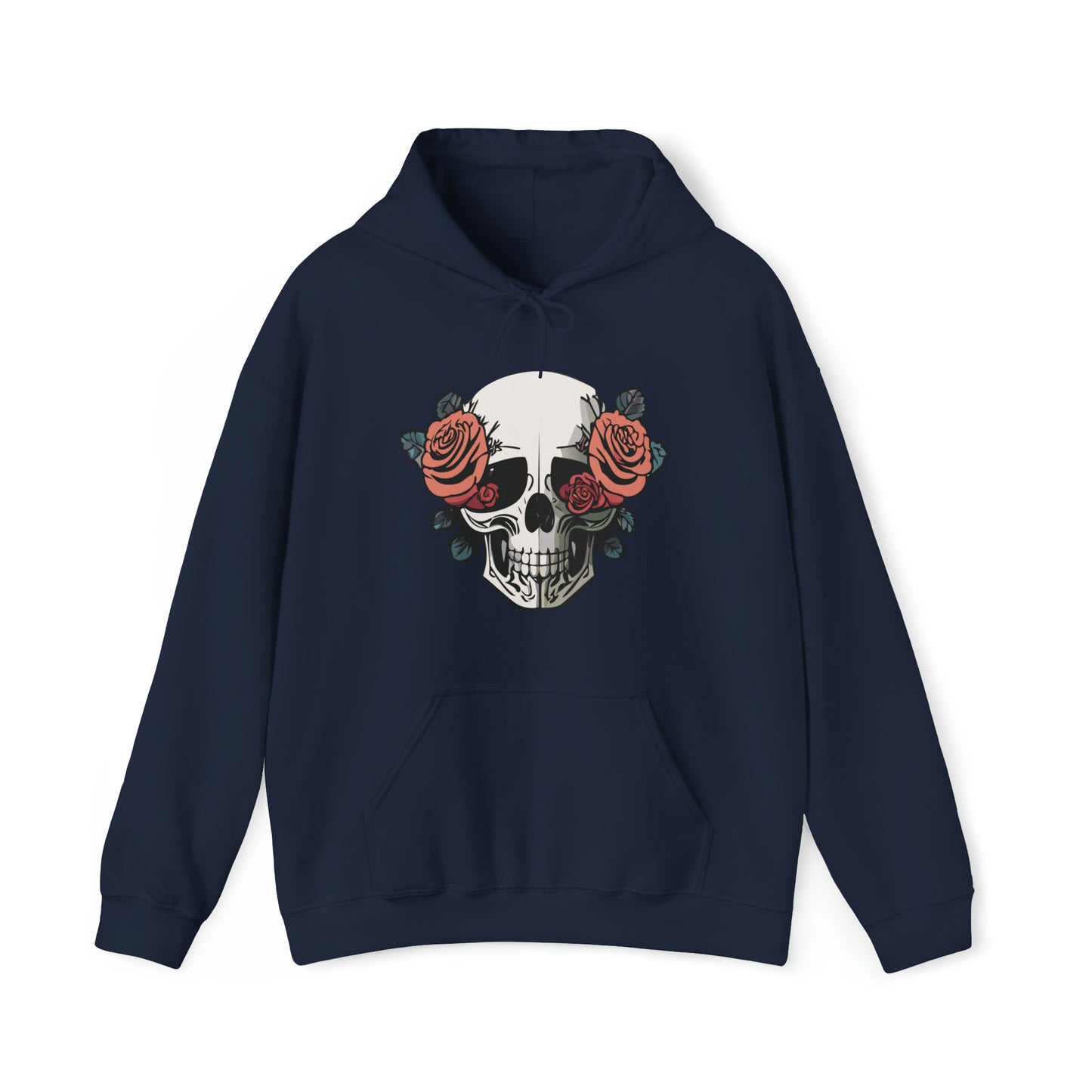 Unisex Heavy Blend™ Blooming Skull Hoodie