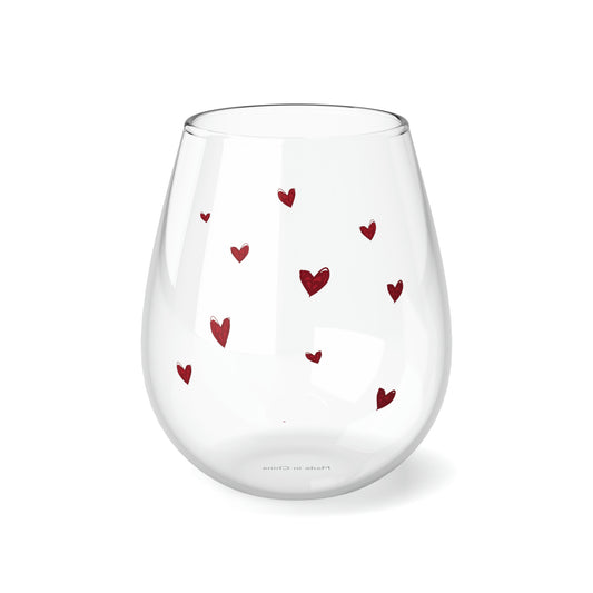 Valentine's Stemless Wine Glass, 11.75oz